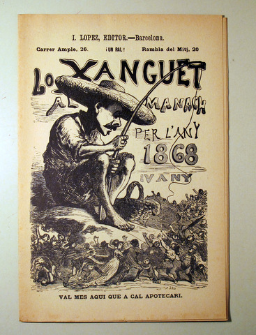 LO XANGUET PER L'ANY 1968 (Facsímil del 1868) - Barcelona 1979 - Il·lustrat