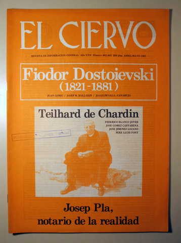 EL CIERVO. Nº 362-363 - Barcelona 1981 - Ilustrado