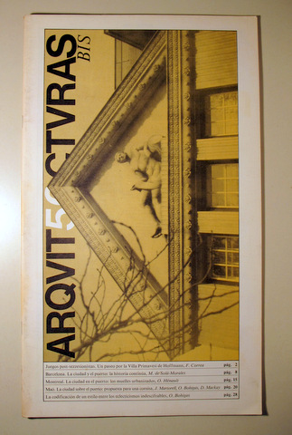 ARQUITECTURAS BIS - Barcelona 1974 - Muy ilustrado
