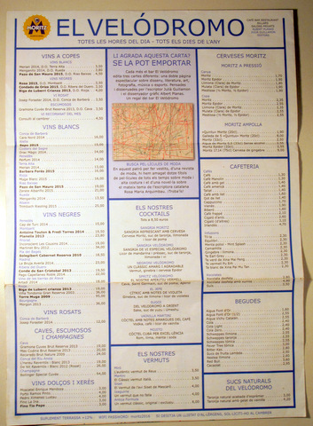 EL VELÓDROMO - Barcelona 2016