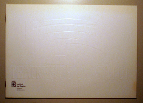 TEATRES DE L'INSTITUT -  Barcelona 1986 - Il·lustrat