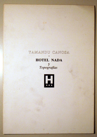 HOTEL NADA y TOPOGRAFÍAS - Reus 1992 - Il·lustrat