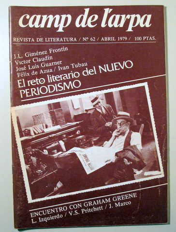 CAMP DE L'ARPA. Nº 62. El reto literario del Nuevo Periodismo - Barcelona 1979 - Ilustrado