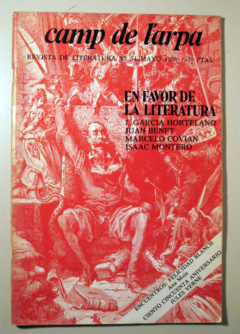 CAMP DE L'ARPA. Nº 51. A favor de la literatura - Barcelona 1978 - Ilustrado