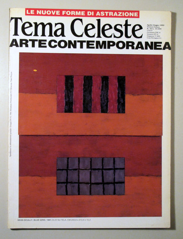 TEMA CELESTE. International Art Review nº 35 - Siracusa 1992 - Ilustrada