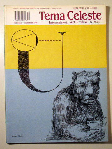 TEMA CELESTE. International Art Review nº 22-23 - Siracusa 1989 - Ilustrada