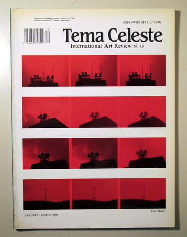 TEMA CELESTE. International Art Review nº 19 - Siracusa 1989 - Ilustrada