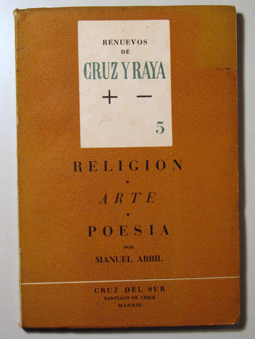 RELIGIÓN, ARTE, POESÍA - Santiago de Chile 1962