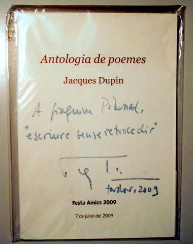 ANTOLOGIA DE POEMES - Barcelona  2009