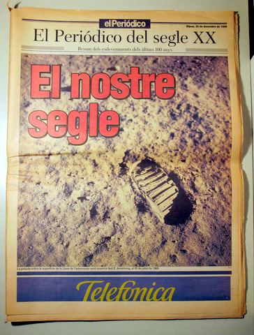 EL  PERIÓDICO DEL SEGLE XX. EL NOSTRE SEGLE - Barcelona 30 desembre 1999 - Molt il·lustrat