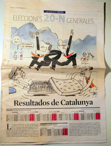 LA VANGUARDIA. Elecciones 20-N generales - Barcelona 2011