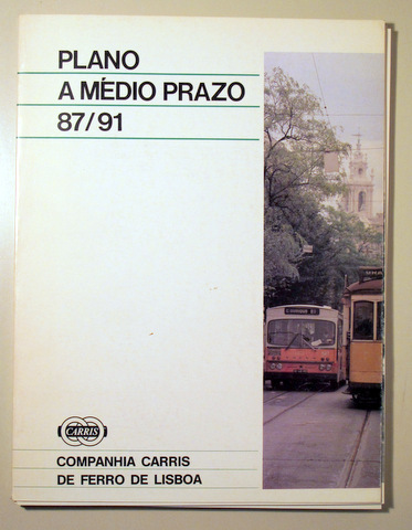 PLANO A MÉDIO PRAZO 87/91 - Lisboa s/f - Ilustrado