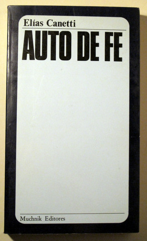 AUTO DE FE -  Barcelona 1980 - 1ª edición en español