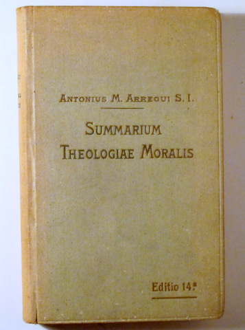 SUMMARIUM THEOLOGIAE MORALIS - Bilbao 1942