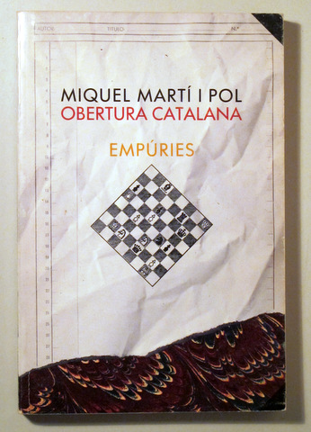 OBERTURA CATALANA -  Barcelona 1988 - 1ª edició