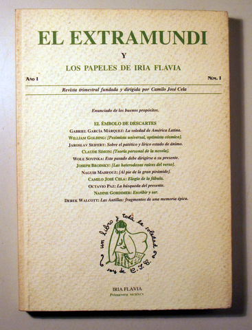 EL EXTRAMUNDI y LOS PAPELES DE IRIA FLAVIA. Año I. Núm. I - Iria Flavia 1995 - Ilustrado