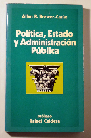 POLÍTICA, ESTADO Y ADMINISTRACIÓN PÚBLICA - Madrid 1983