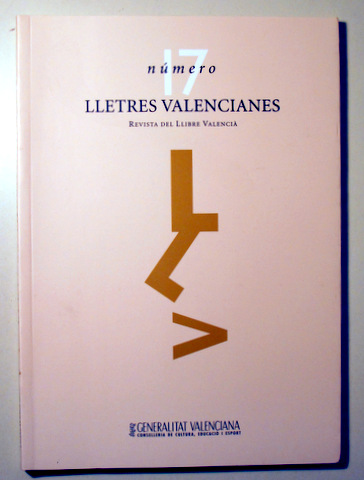 LLETRES VALENCIANES. Revista del llibre valencià. Nº 17 - València 2001 - Il·lustrat