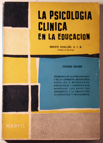 LA PSICOLOGIA CLÍNICA EN LA EDUCACIÓN - Alcoy 1962