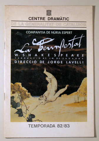 LA TEMPESTAT. Programa de mà - Barcelona 1983 - Il·lustrat