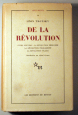 DE LA RÉVOLUTION - Paris 1963