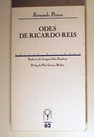 ODES DE RICARDO REIS -  Barcelona 1992 - Bilíngüe