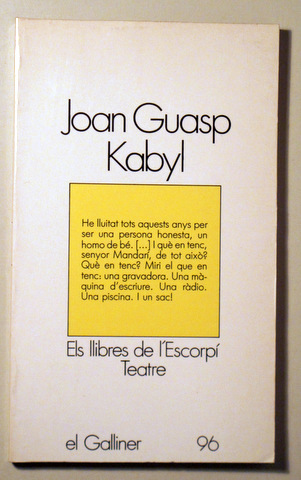 KABYL - Barcelona 1986 - 1a edició