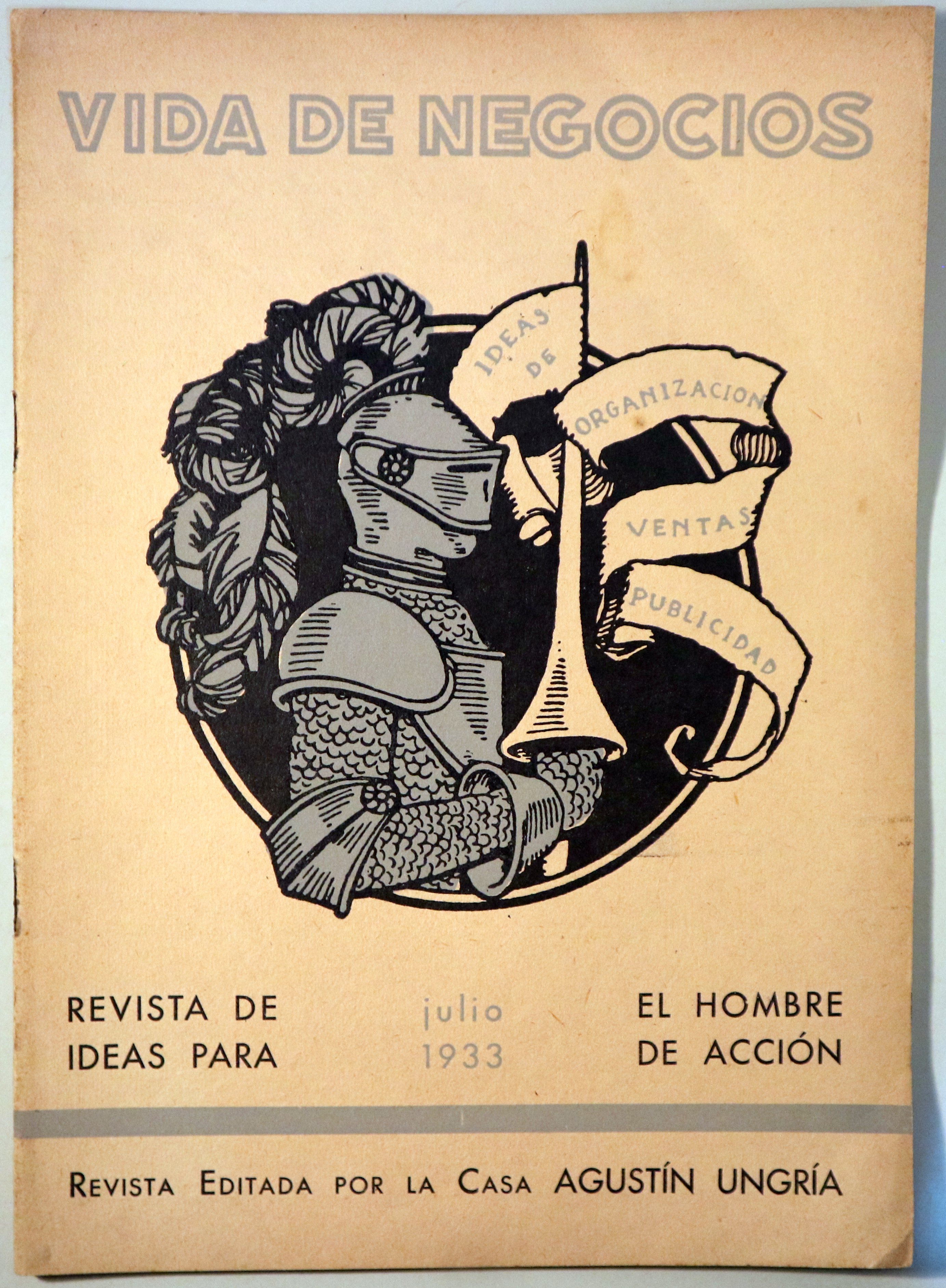 VIDA DE NEGOCIOS. Revista de ideas para el hombre de acción. Nº 1232 - Madrid 1933 - Muy ilustrado