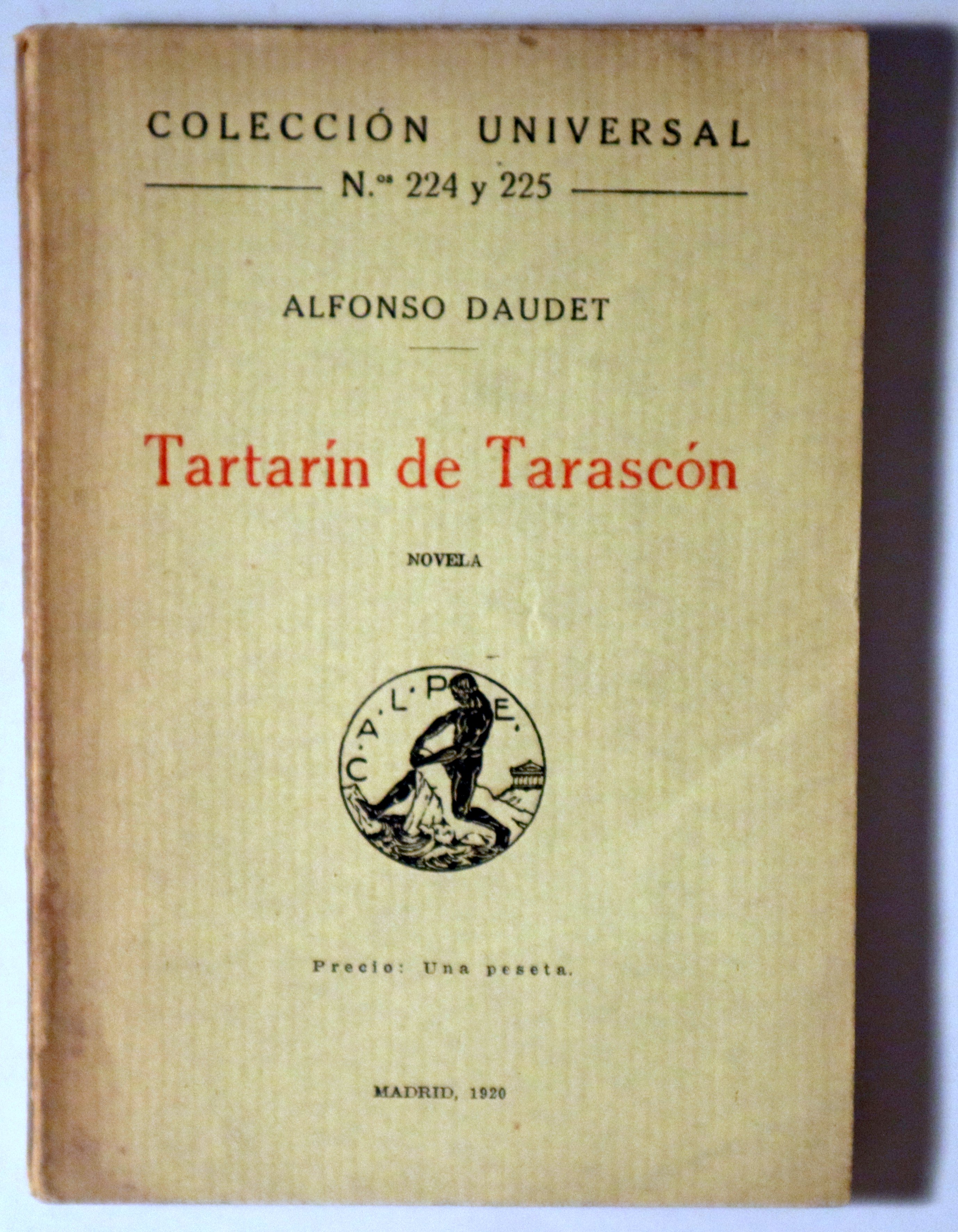 TARTARÍN DE TARASCÓN - Madrid 1920 - 1ª edición en español