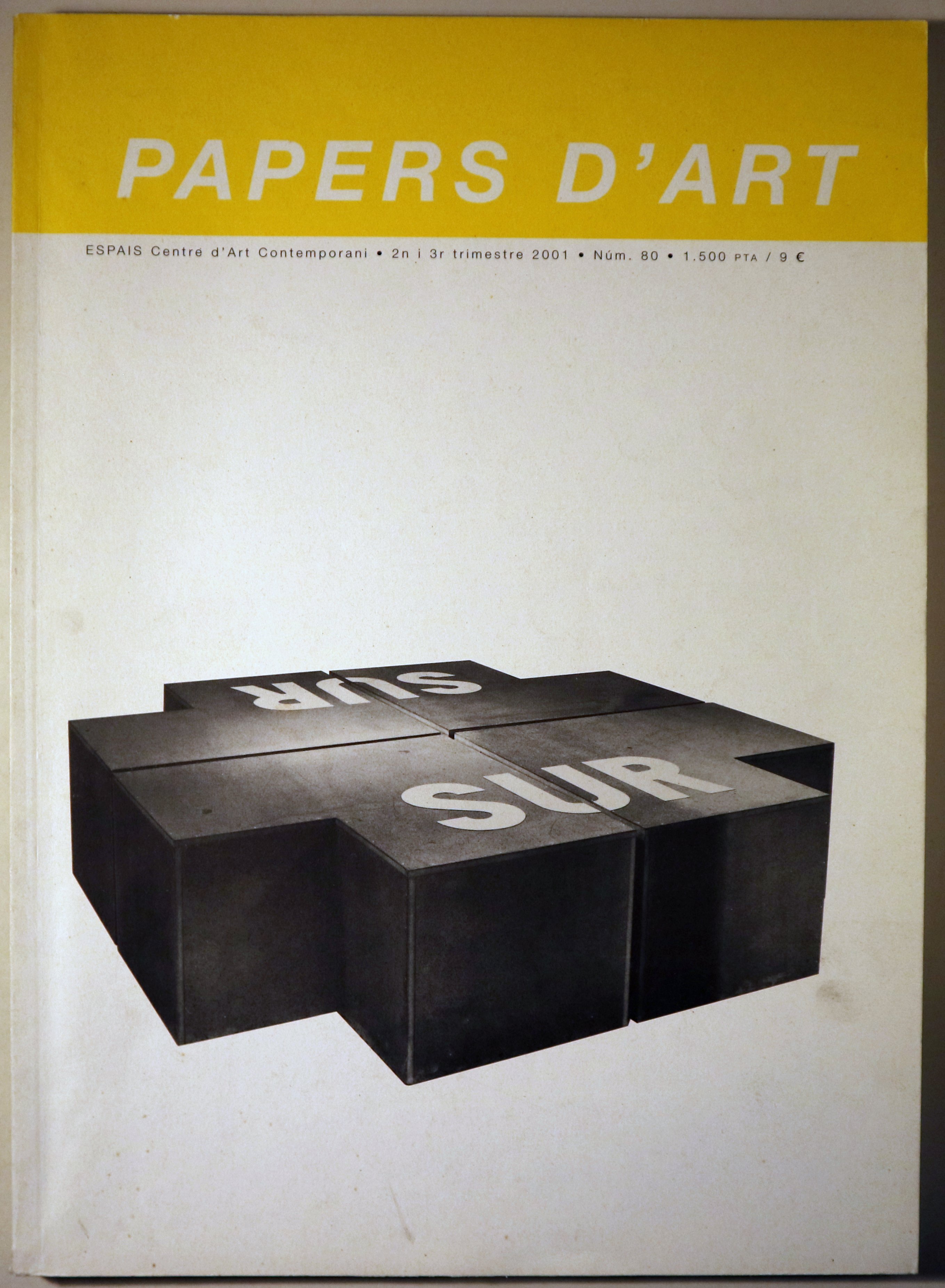 PAPERS D'ART. Núm 80 - Girona 2001 - Molt il·lustrat