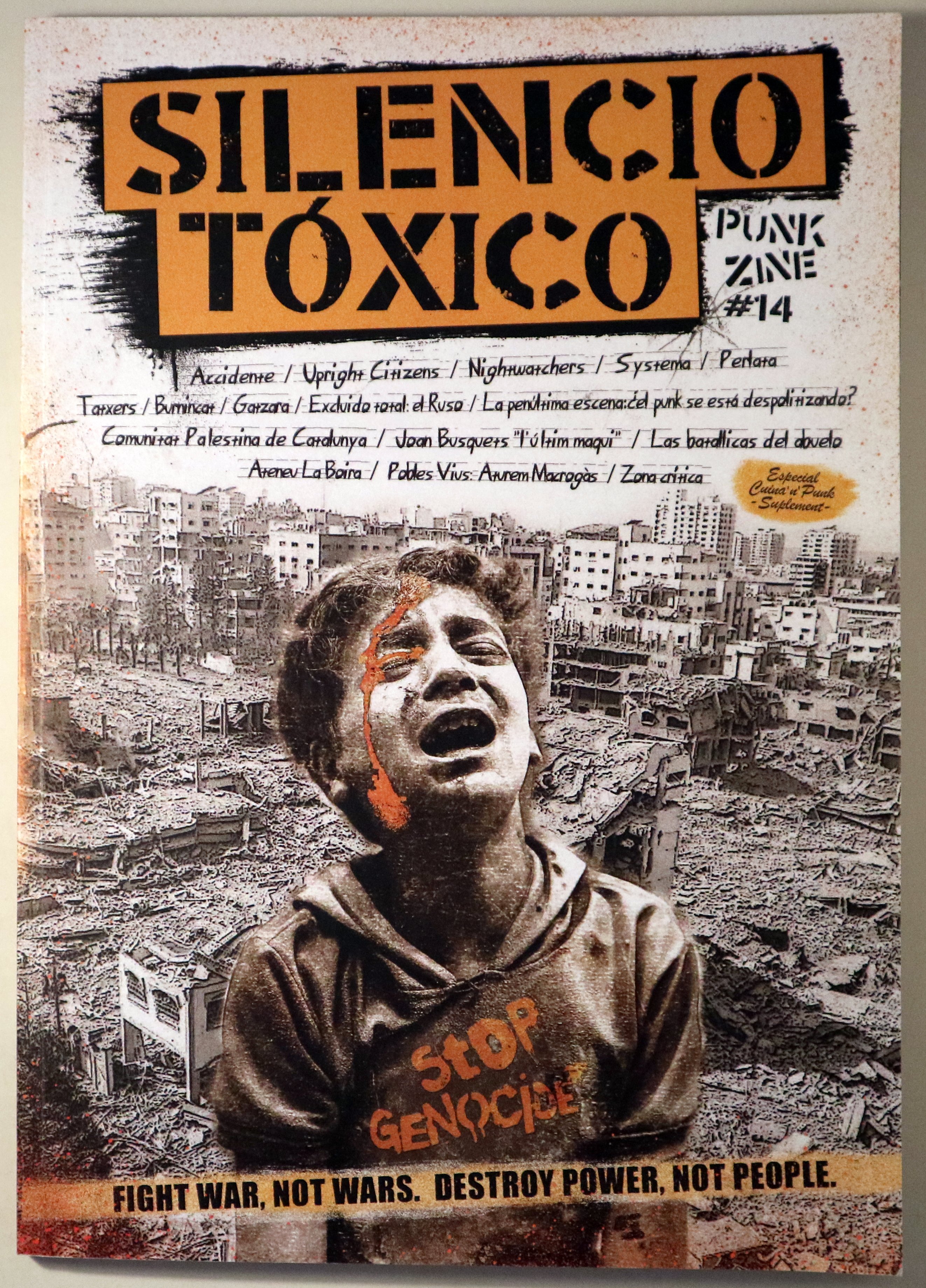 SILENCIO TÓXICO. Punkzine Nº 14 - Almacelles 2024 - Ilustrado