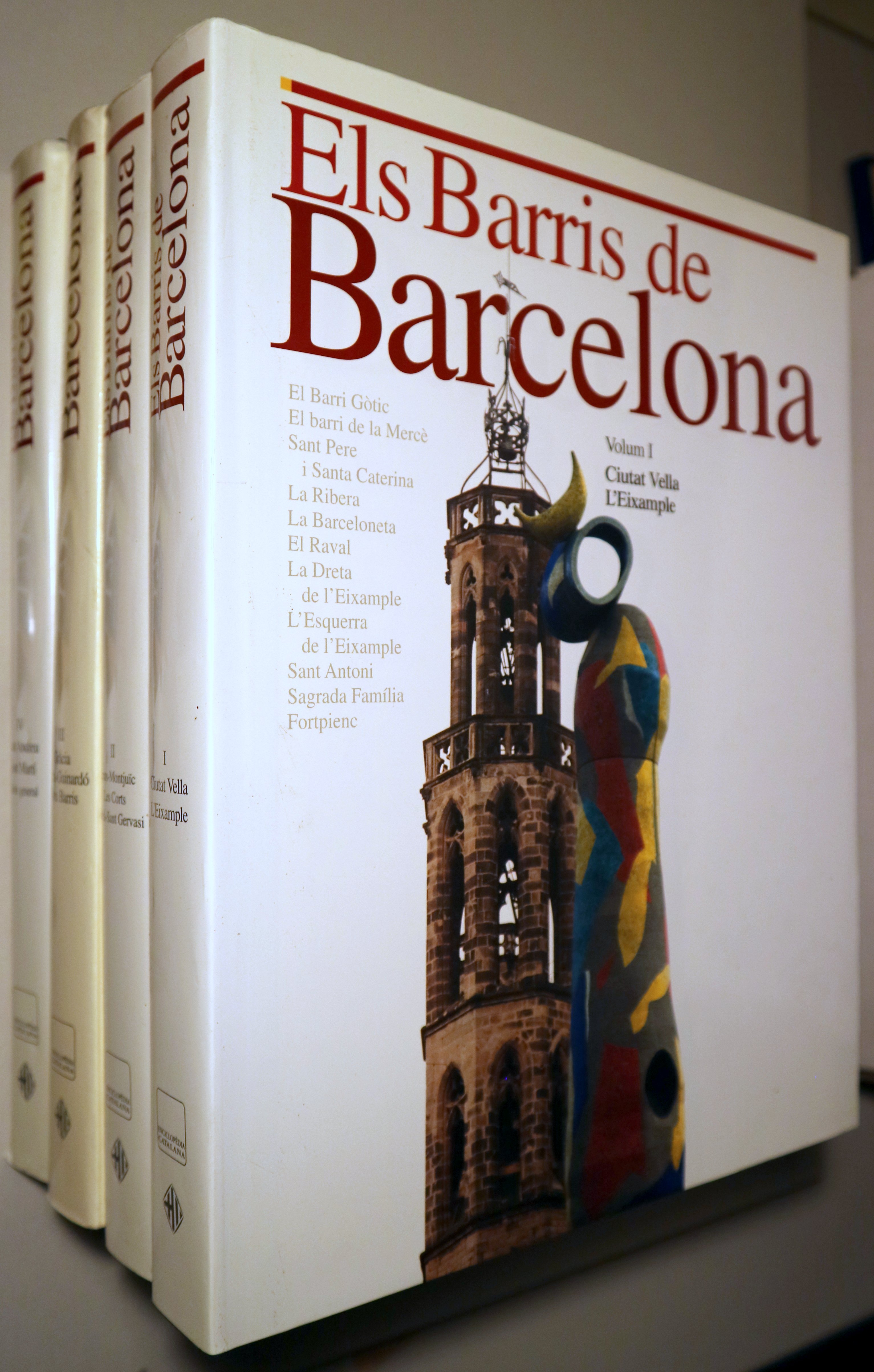 ELS BARRIS DE BARCELONA (4 volums - Complet) - Barcelona 1999 - Il·lustrat