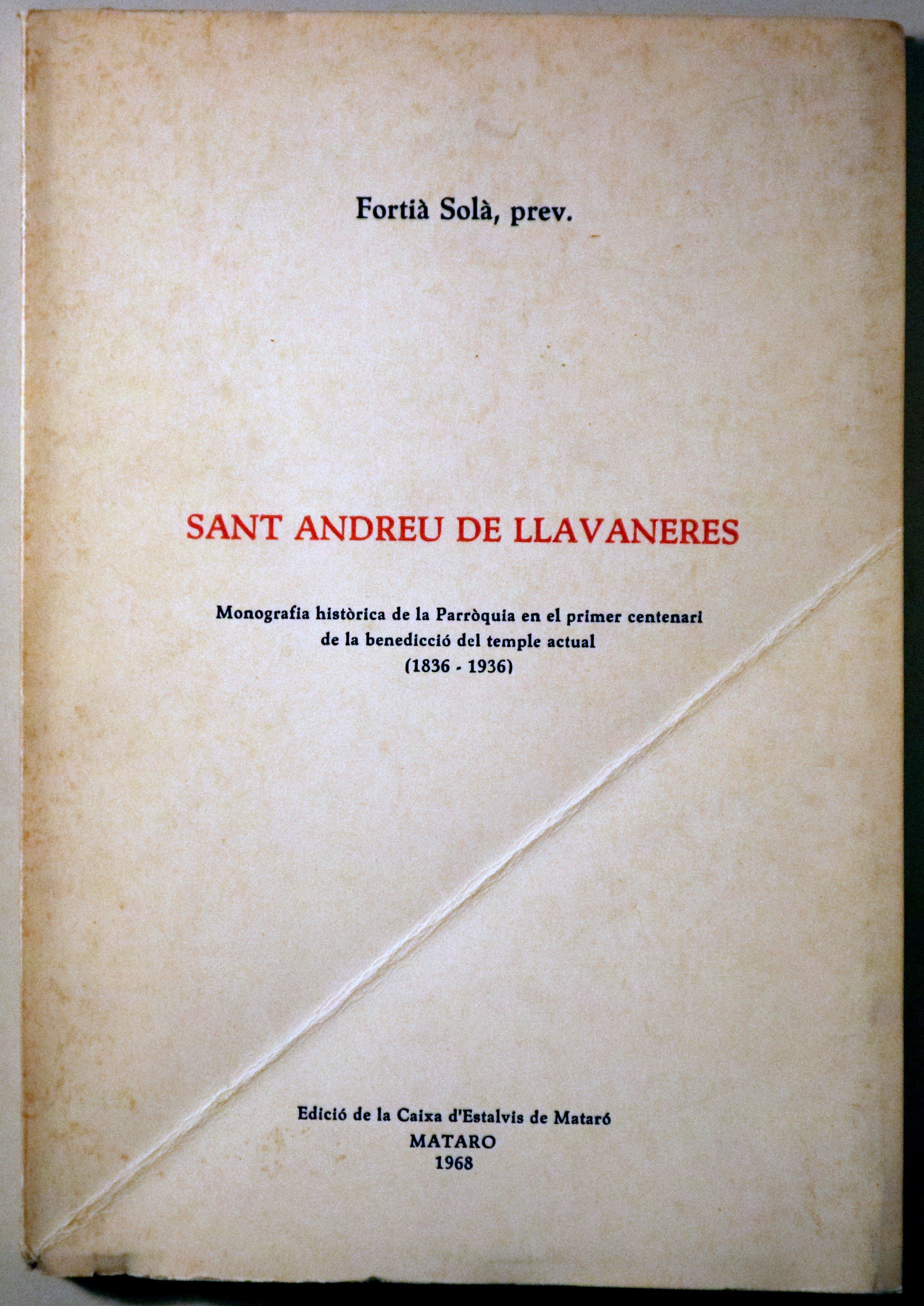 SANT ANDREU DE LLAVANERES - Mataró 1968 - Il·lustrat