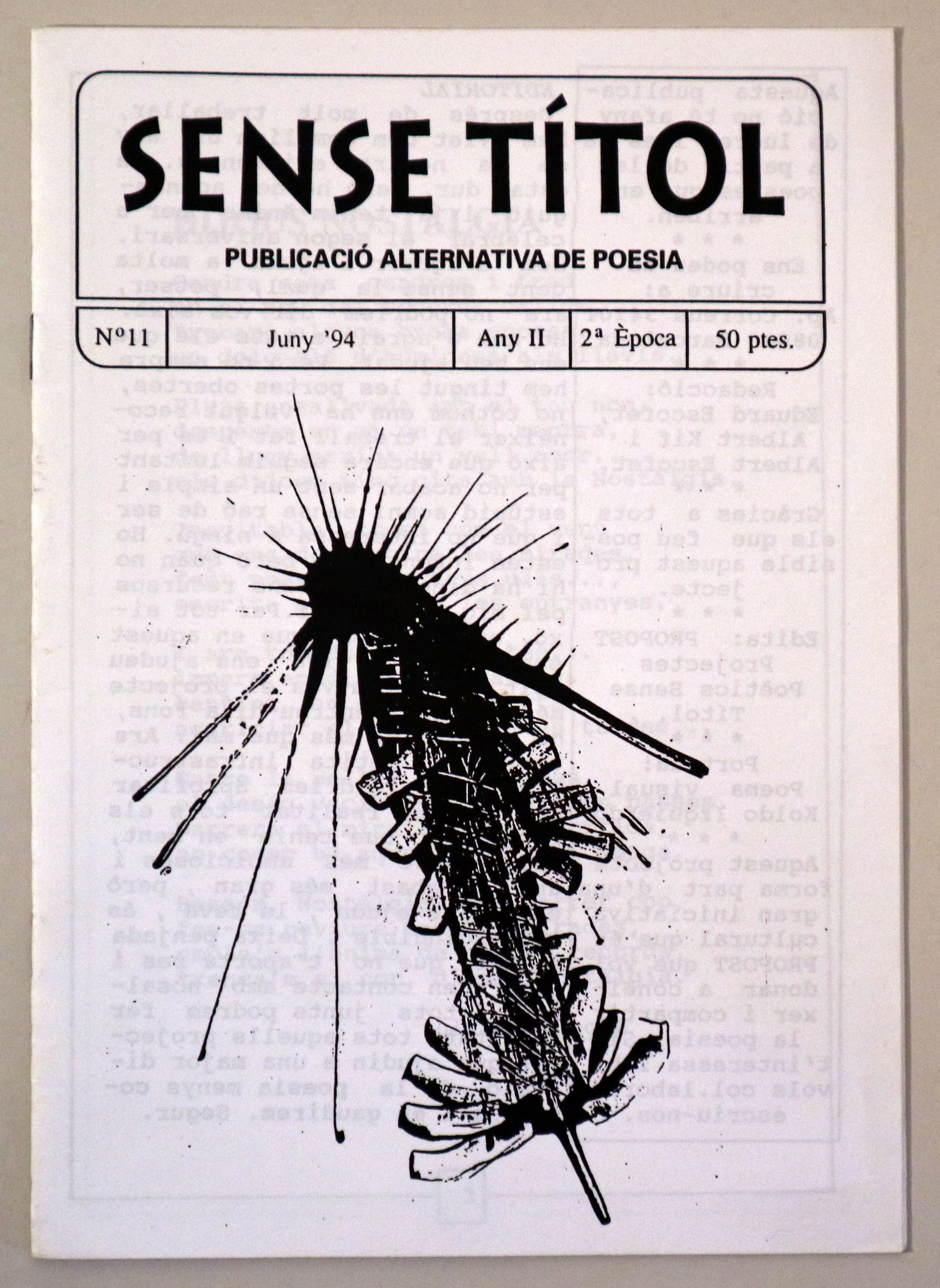 SENSE TÍTOL Nº 11 - Barcelona, juny 1994