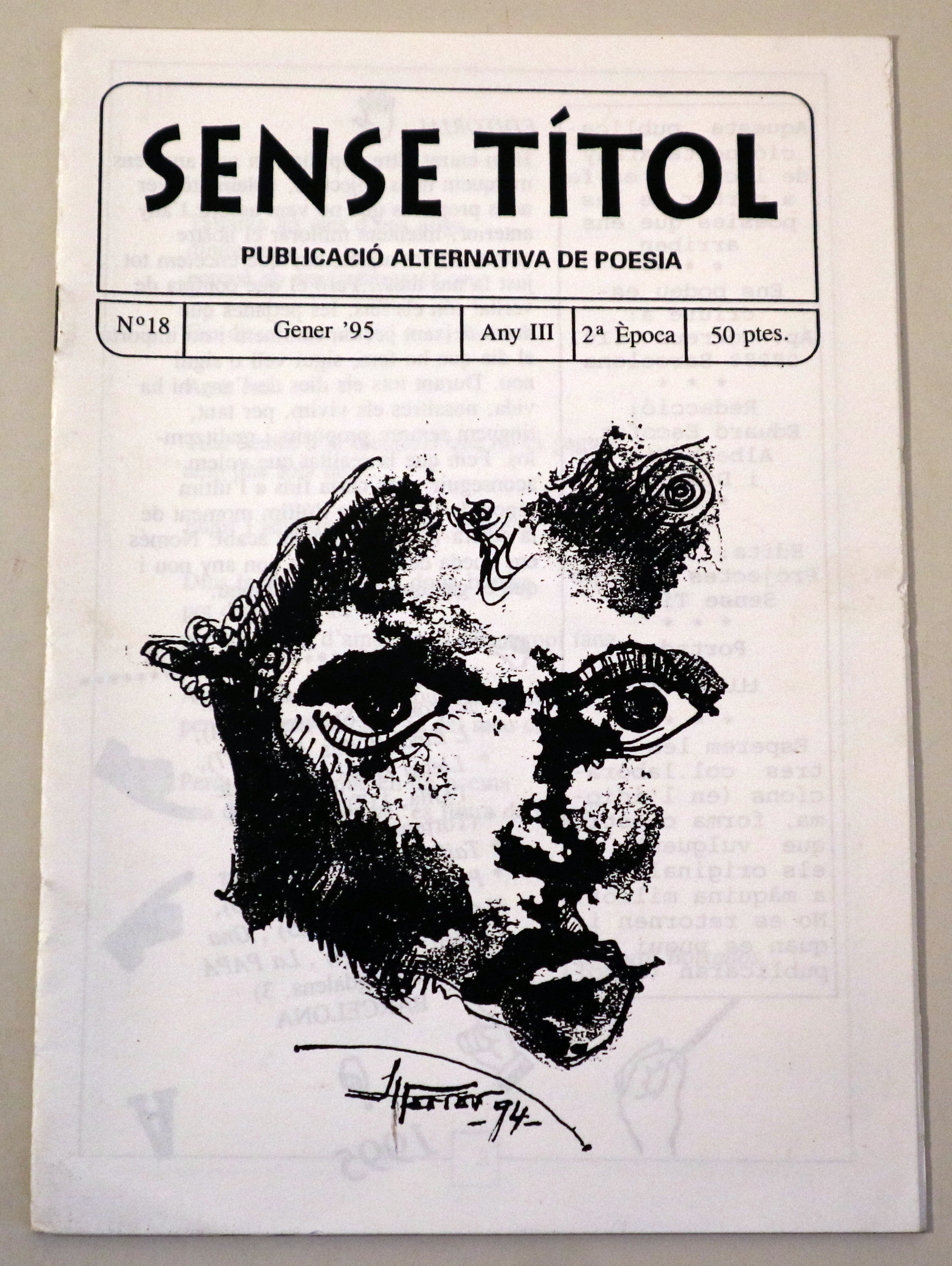 SENSE TÍTOL Nº 18 - Barcelona, gener 1995