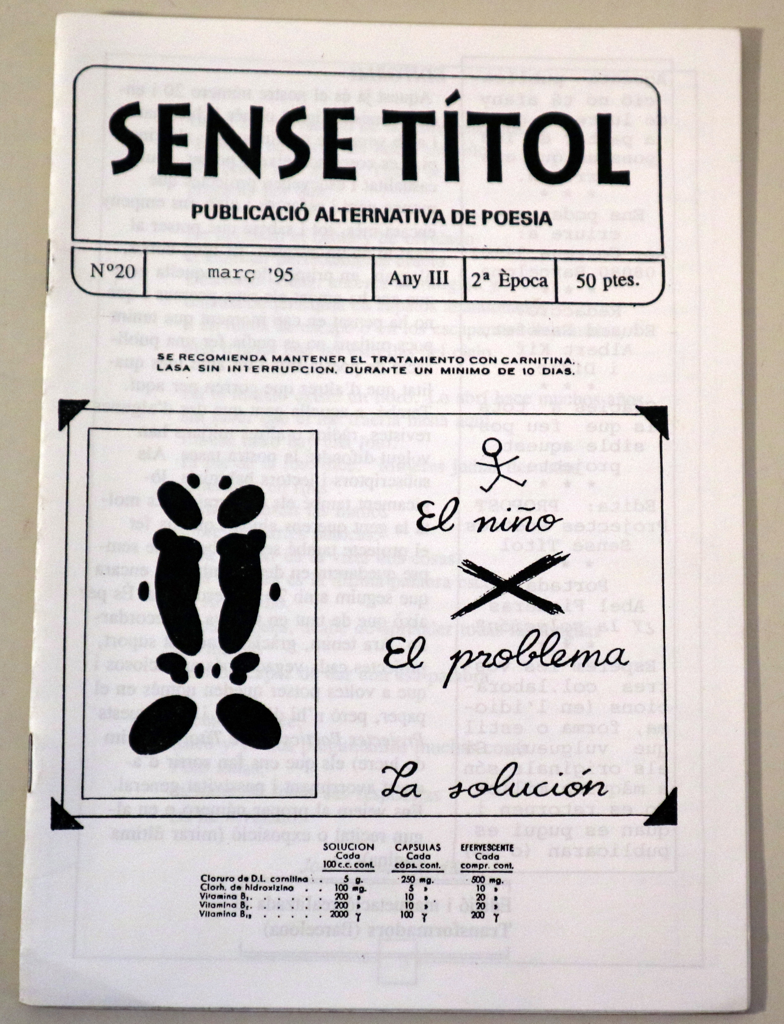 SENSE TÍTOL Nº 20 - Barcelona, març 1995