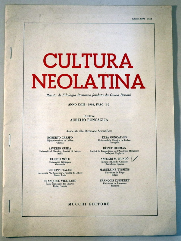 Problemàtica de les escriptures dels períodes de transició i de les marginalitats - 1998