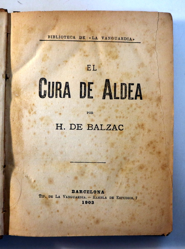EL CURA DE ALDEA. LOS CABALLEROS TEUTONES. Crónica del siglo XV (2 novelas en un tomo) - Barcelona 1903-1905
