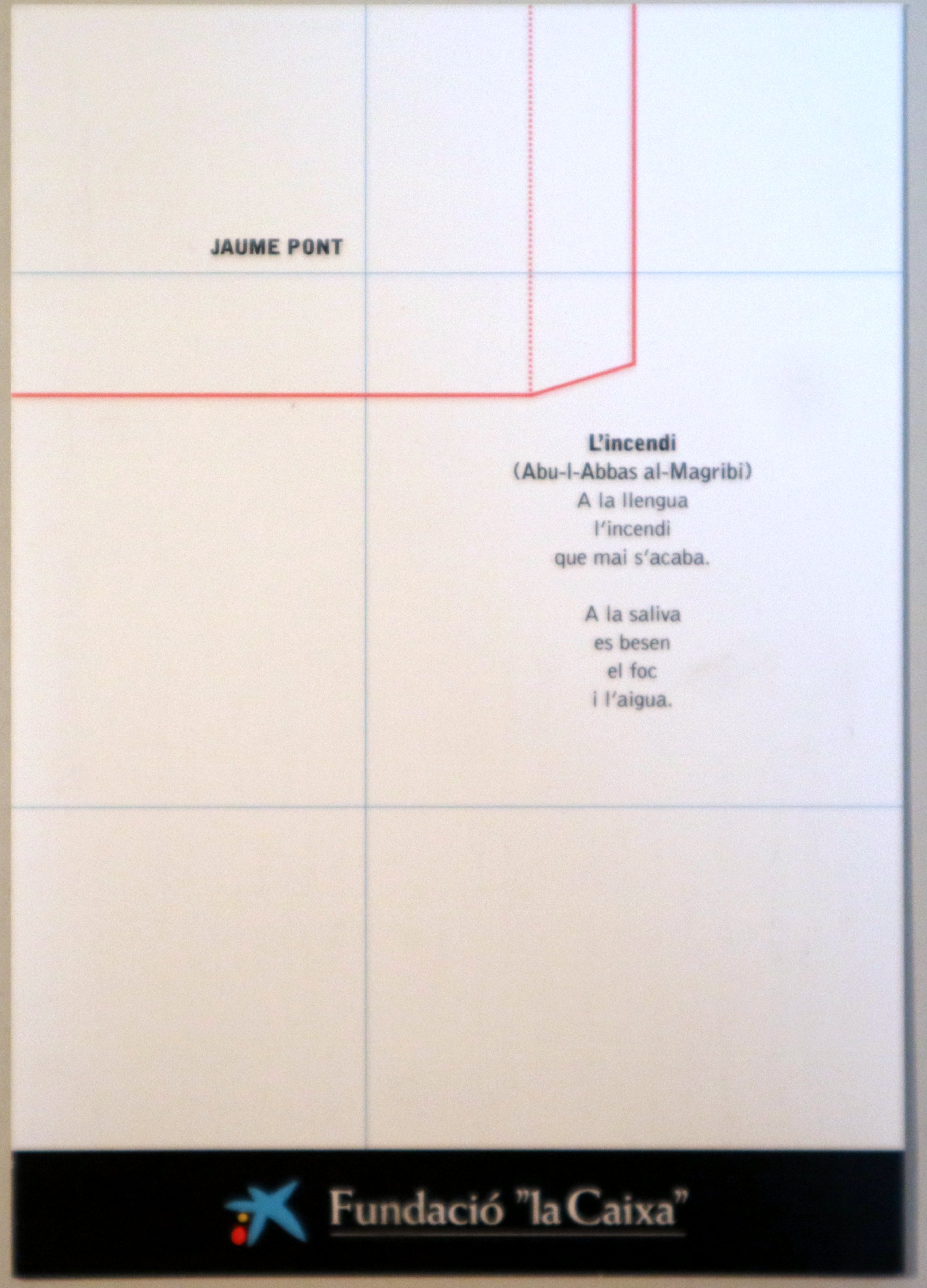 POEMA DE JAUME PONT - Postal - Vic 2002