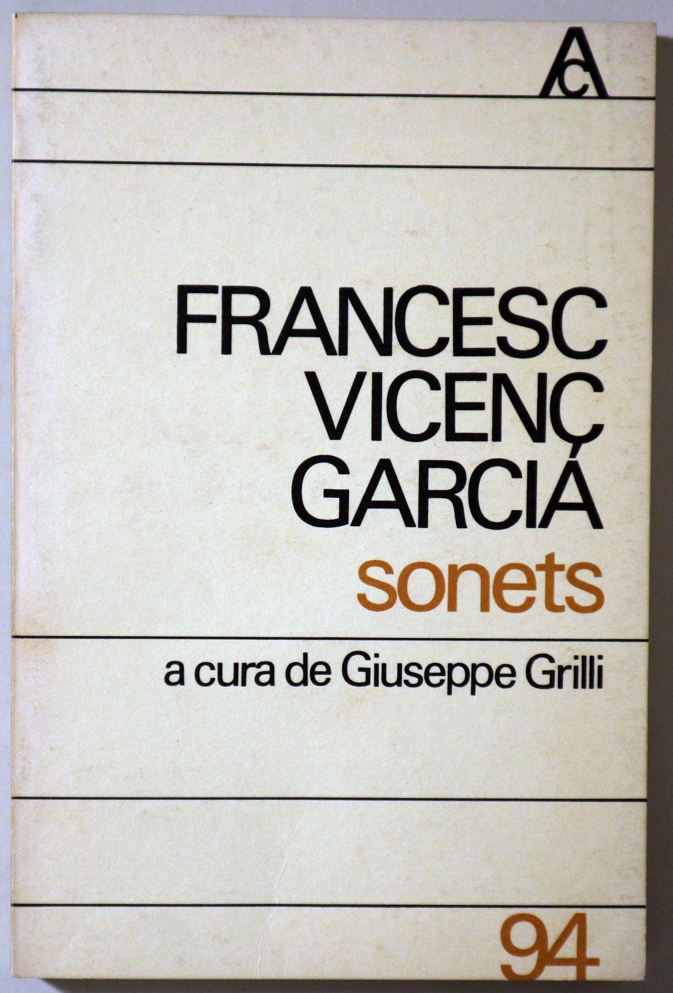 SONETS - Barcelona 1979 - 1a edició