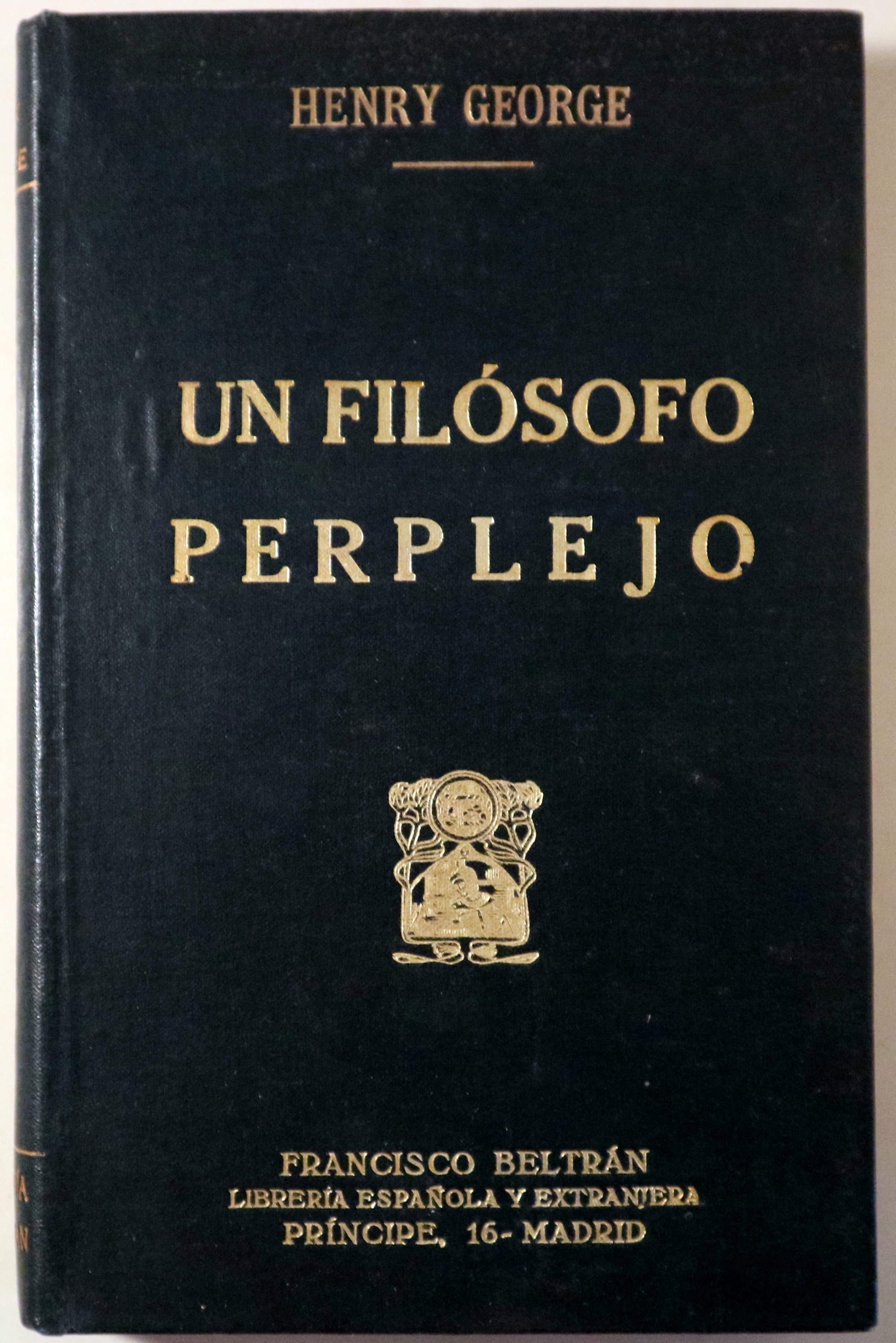 UN FILÓSOFO PERPLEJO - Madrid 1923