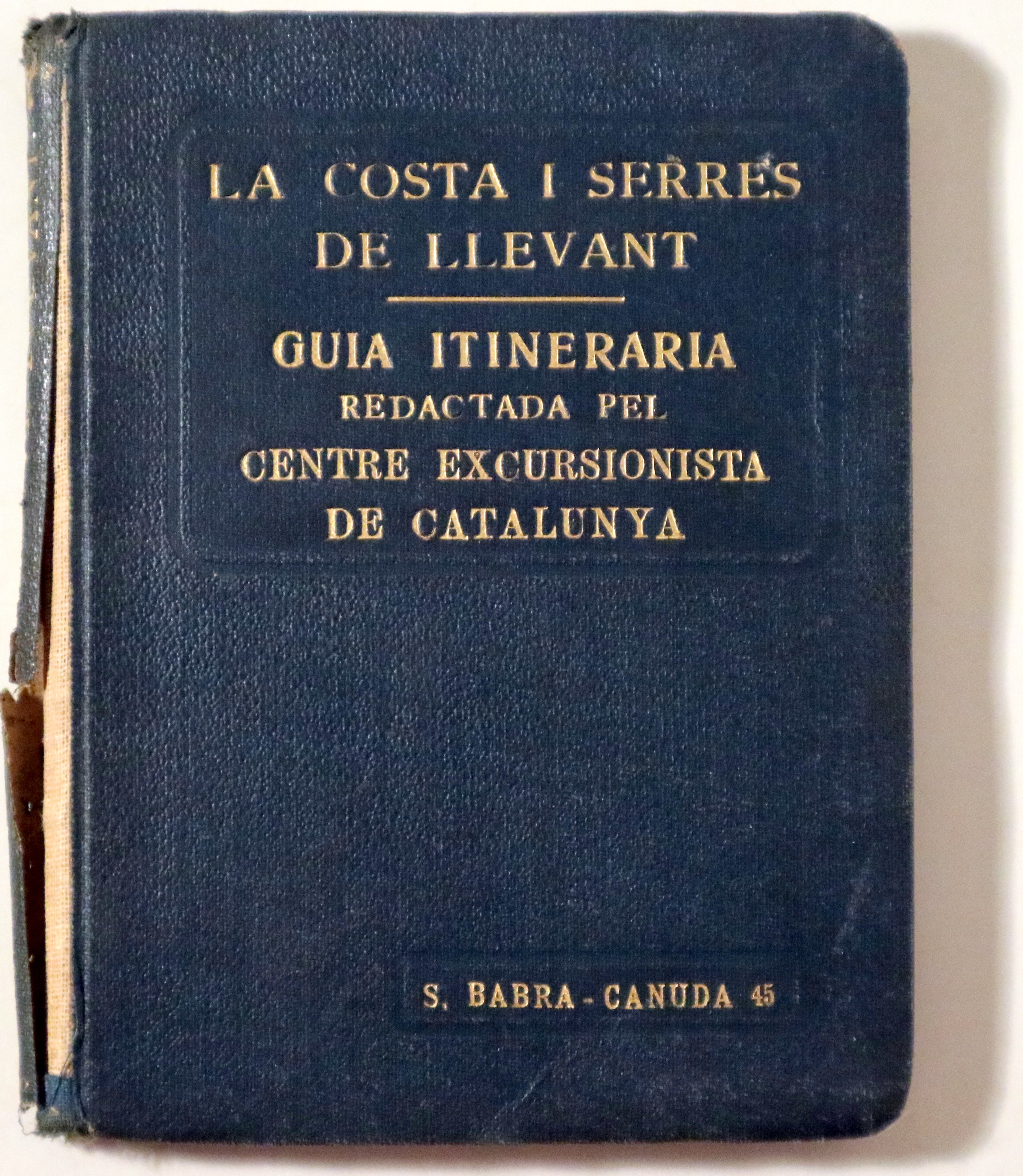 LA COSTA I SERRES DE LLEVANT - Barcelona 1921