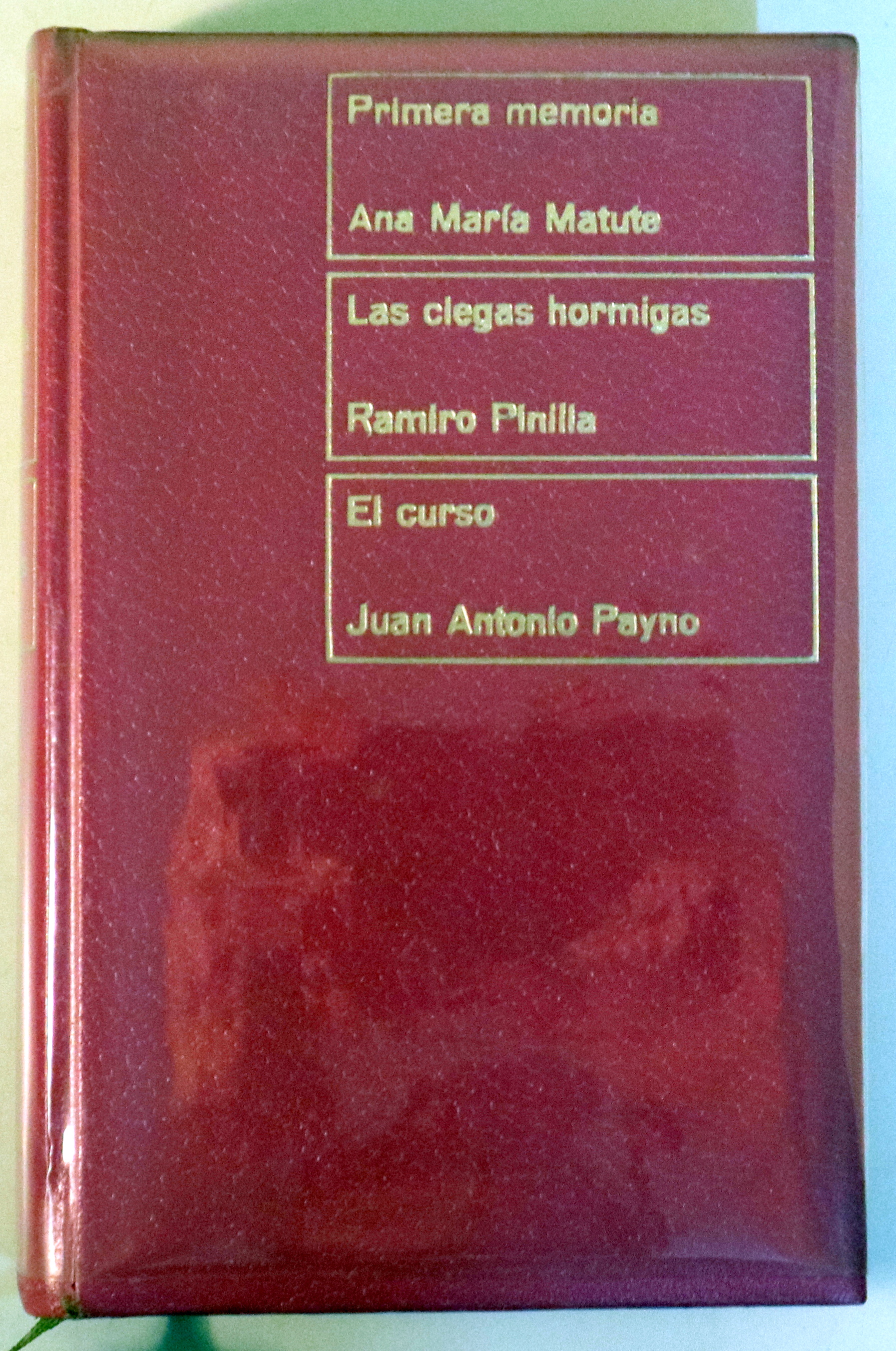 PRIMERA MEMORIA- LAS CIEGAS HORMIGAS - EL CURSO - Barcelona 1971
