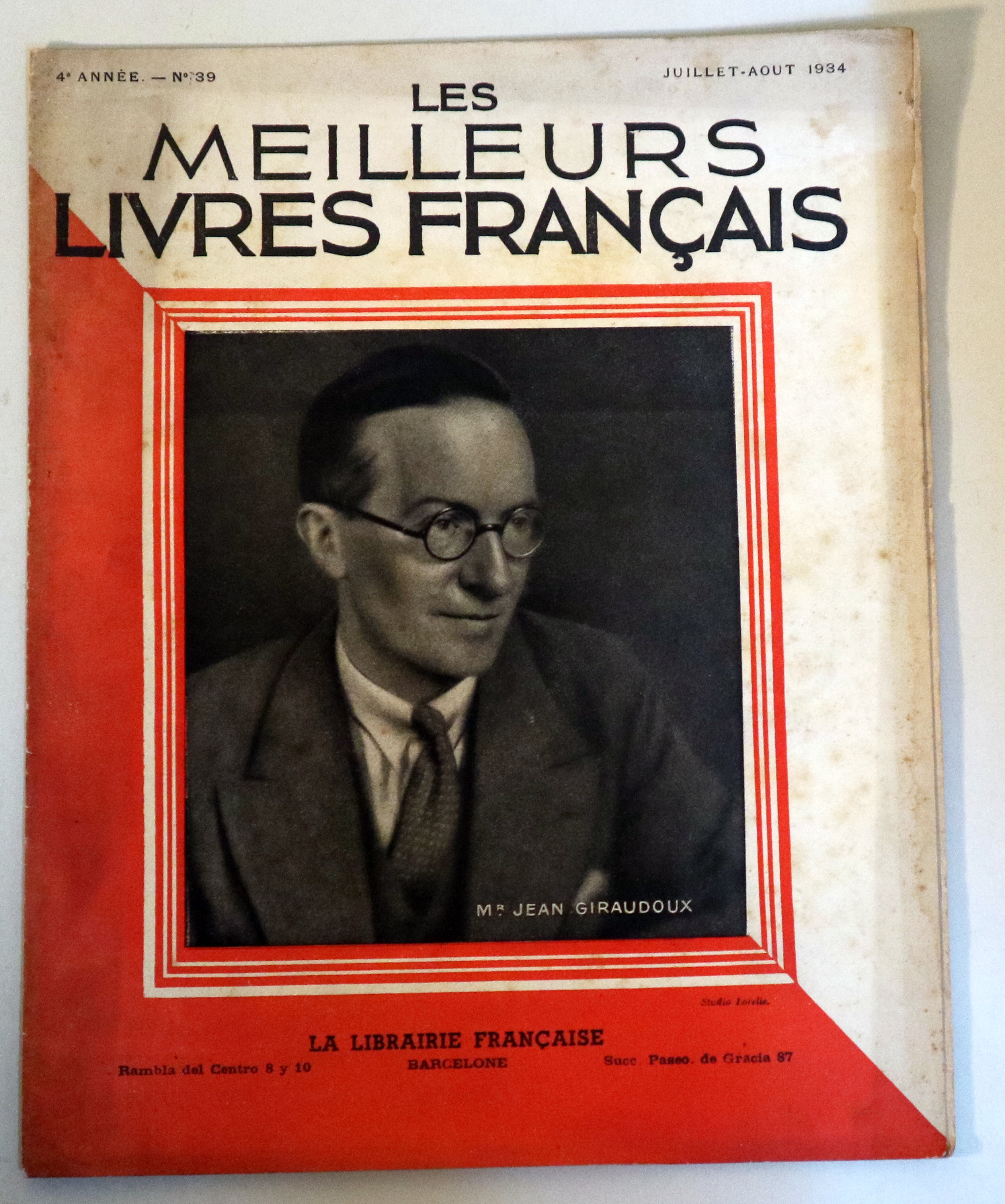 LES MEILLEURS  LIVRES FRANÇAIS. Nº 39 - Barcelona 1934 - Ilustrado
