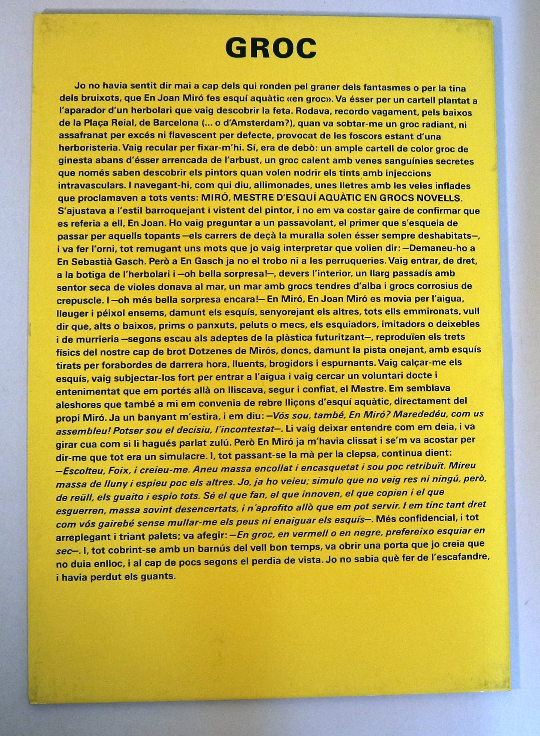 GROC - Text de la revista Èczema