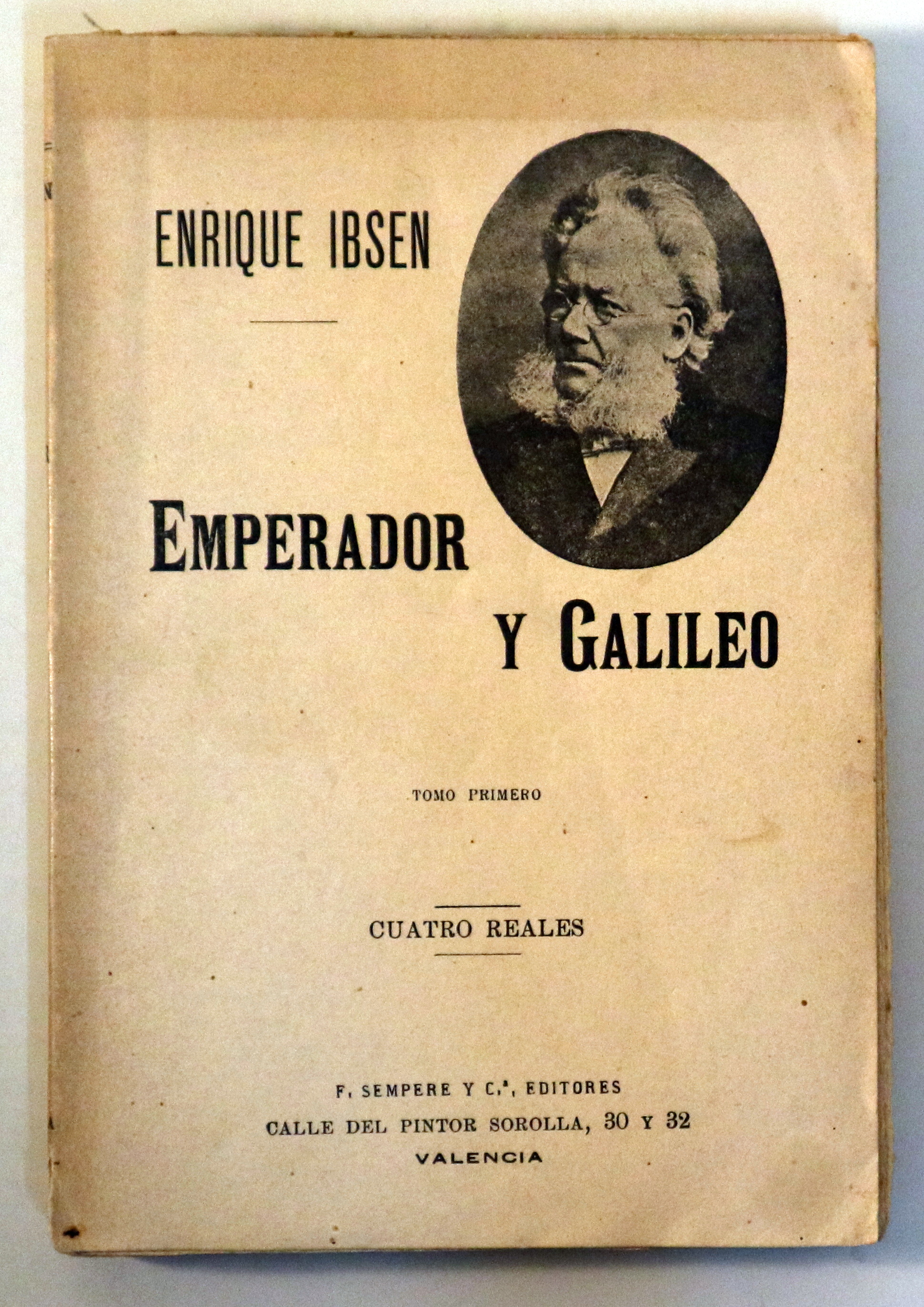 EMPERADOR Y GALILEO. Tomo primero - Valencia c. 1910