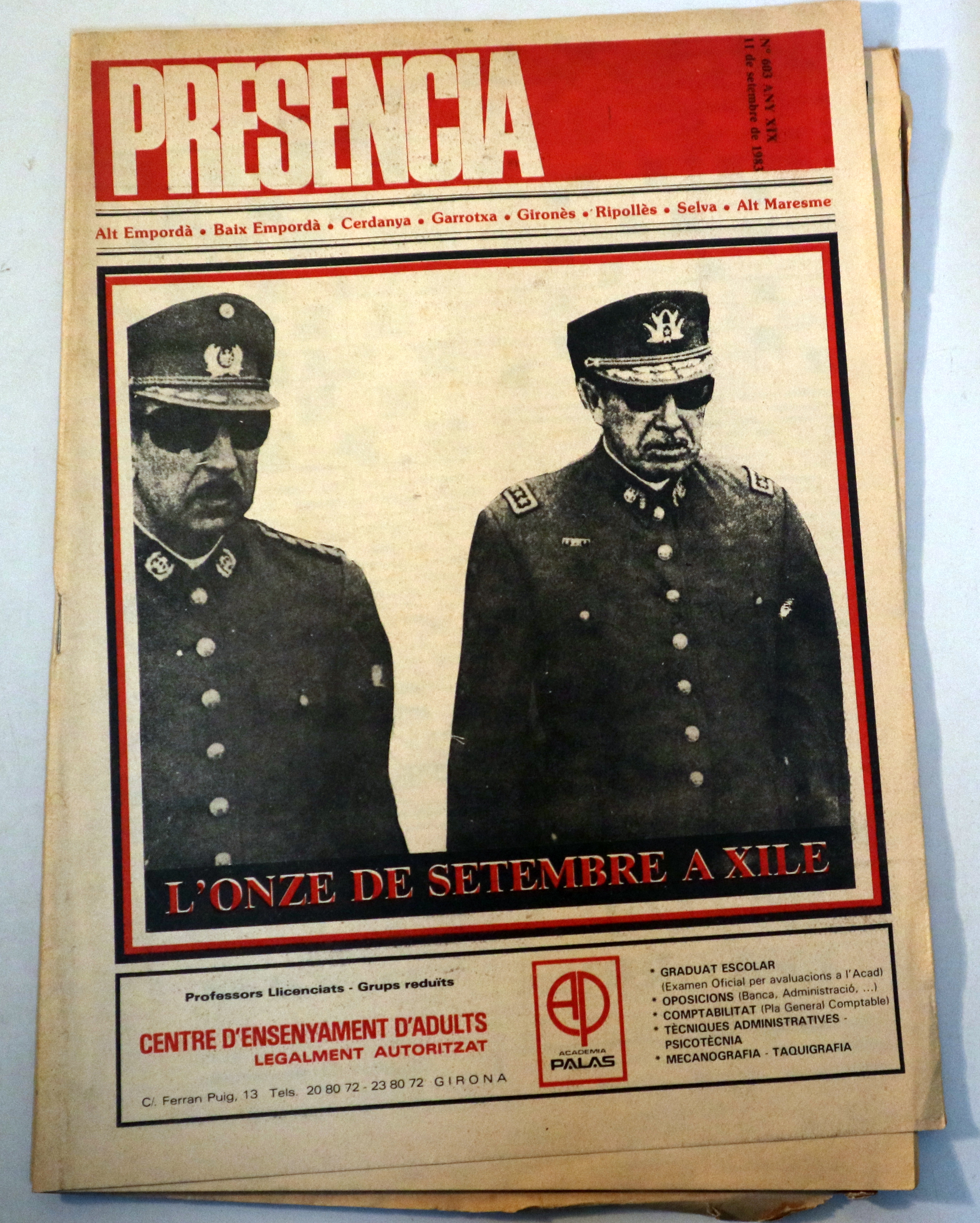 PRESÈNCIA Nº 603 - Barcelona 11 de setembre- Il·lustrat