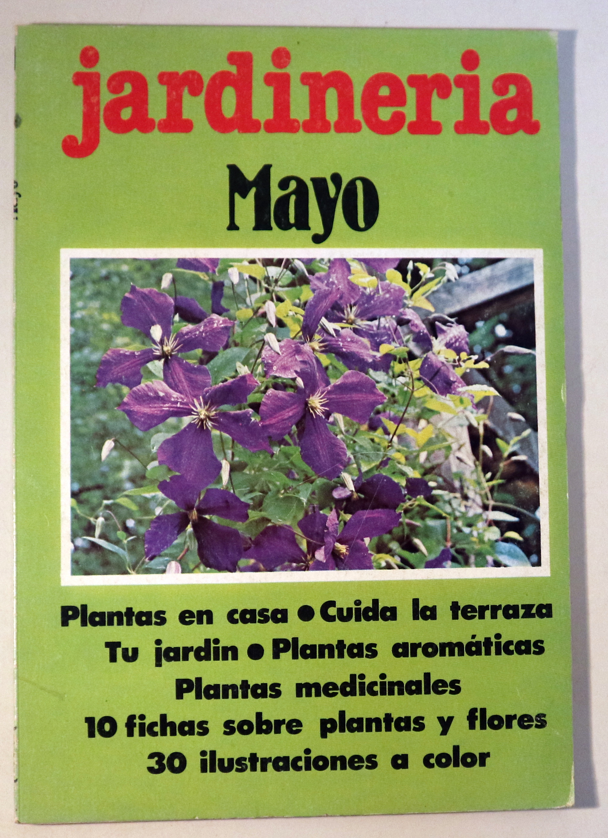 JARDINERÍA MAYO - Madrid 1981 - Muy ilustrado