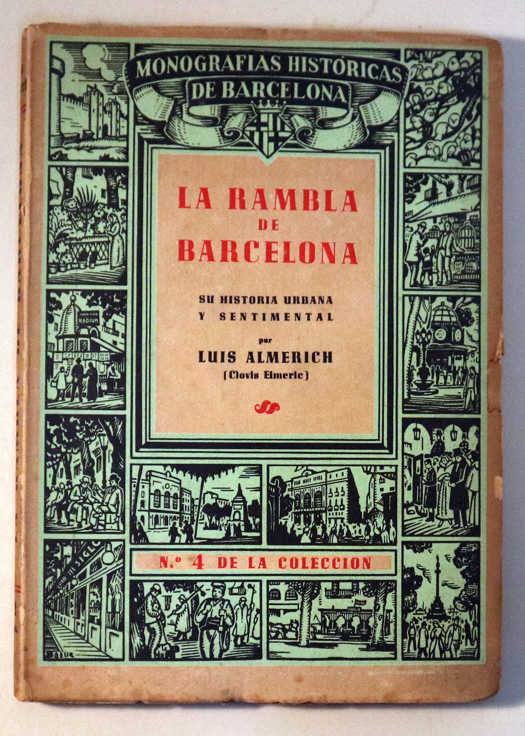 LA RAMBLA DE BARCELONA - Barcelona 1945 - Ilustrado