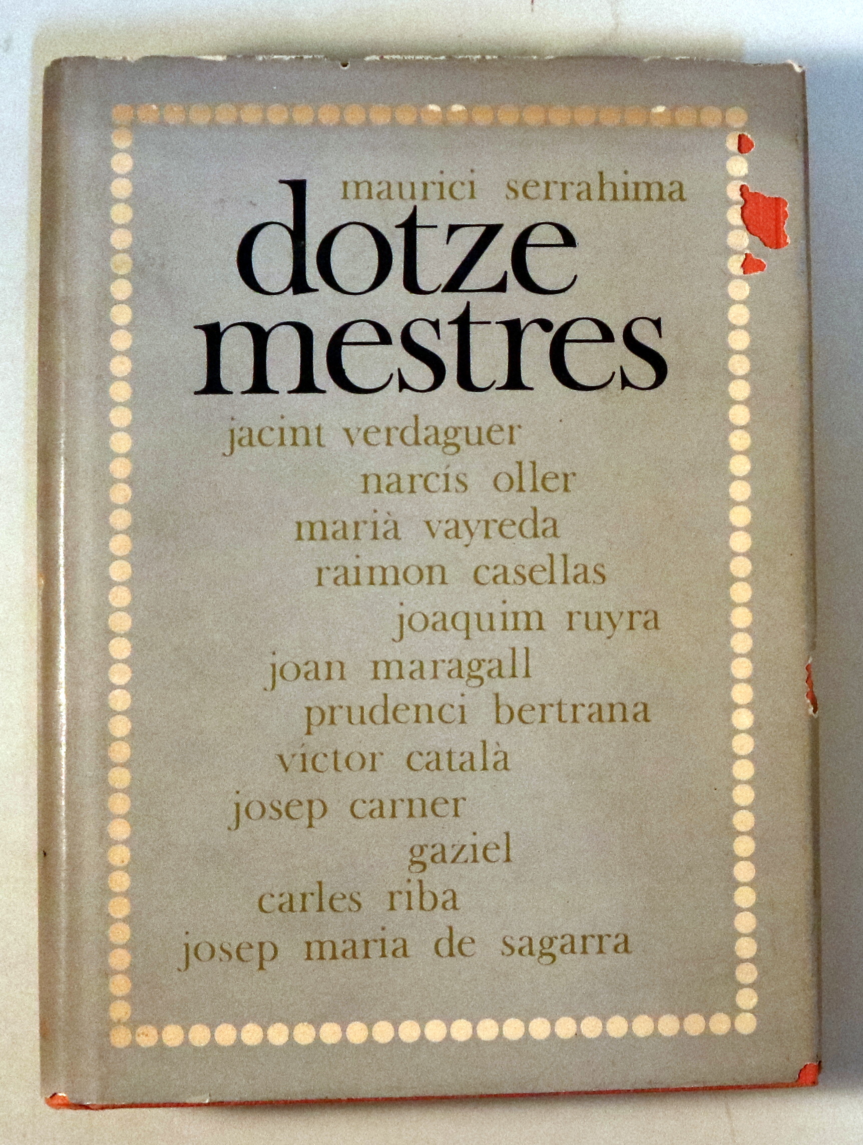 DOTZE MESTRES - Barcelona 1972 - 1a edició